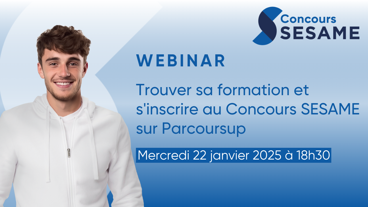 Trouver sa formation et s'inscrire au Concours SESAME sur Parcoursup